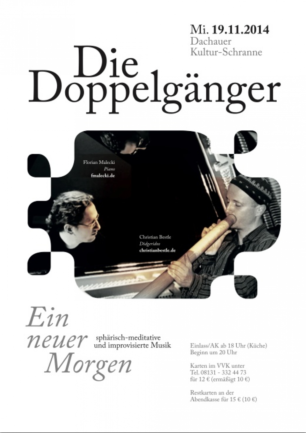 Konzert 19. Nov. 2014 Die Doppelgänger