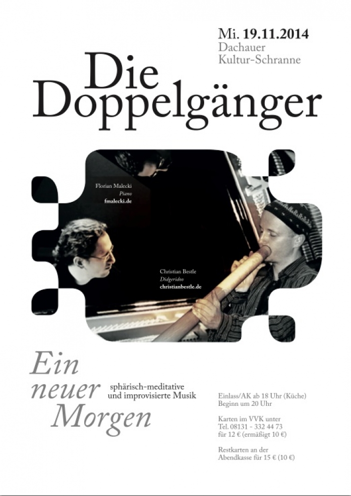 Konzert 19. Nov. 2014 Die Doppelgänger
