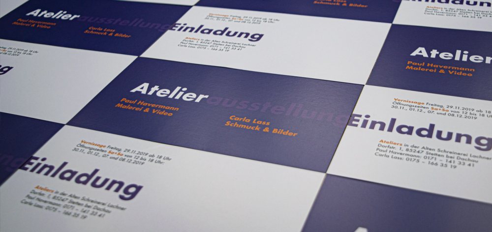 Atelierausstellung bei Paul Havermann und Carla Lass