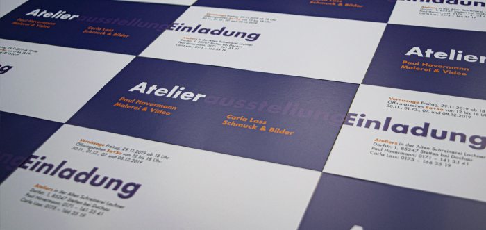 Atelierausstellung bei Paul Havermann und Carla Lass